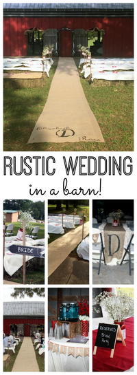 Rustic Wedding in a Barn