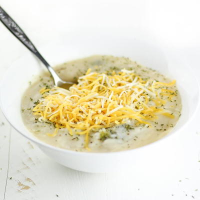 Healthy Creamy Potato Broccoli Soup