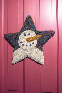 Primitive Snowman Star
