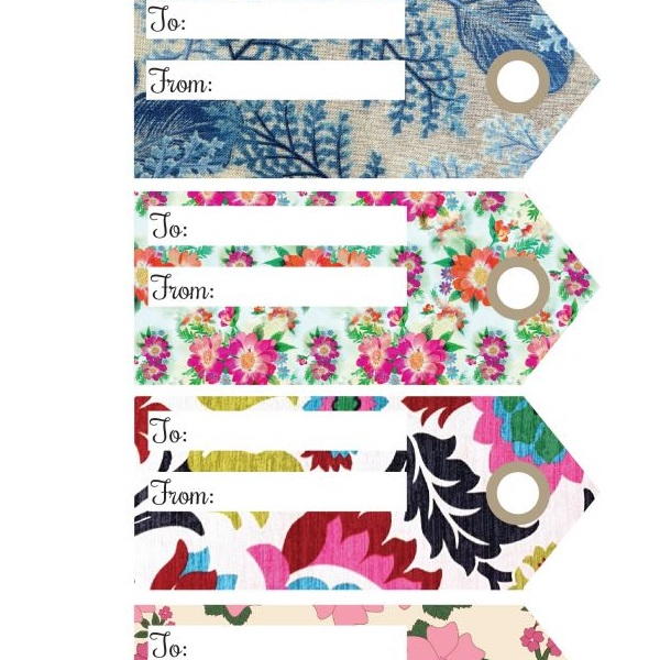 Free Floral Hanging Printable Gift Tags FaveCrafts com Free Floral Hanging Printable Gift Tags FaveCrafts com