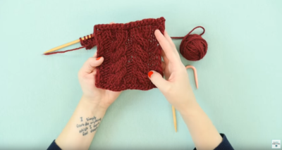 Cable Stitch Knitting Pattern
