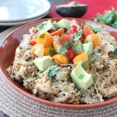 Guilt-Free Chicken Enchilada Casserole