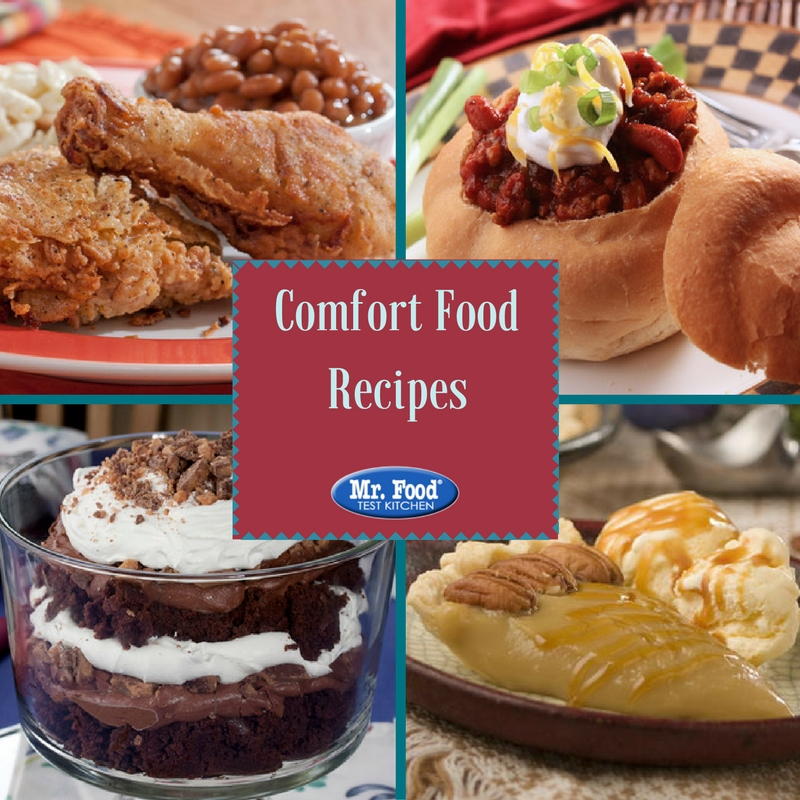 Comfort Food Recipes for Dinner and Dessert