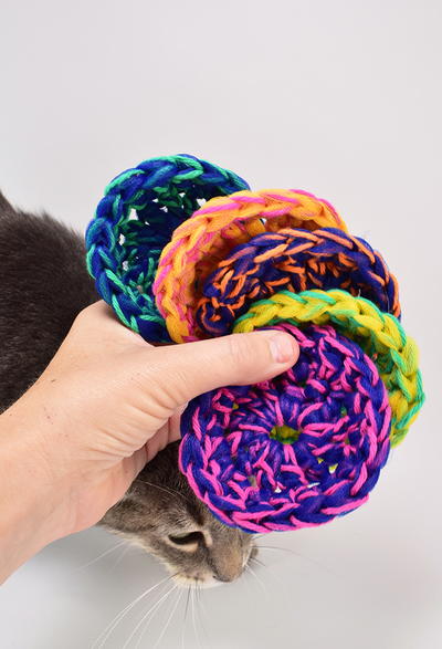 Colorful Crochet Dishcloths