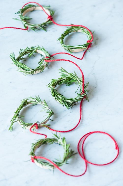 Amish Rosemary DIY Christmas Wreaths Garland