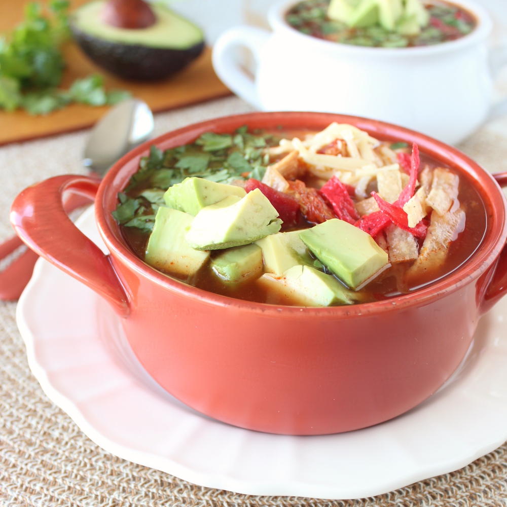 Slow Cooker Chipotle Chicken Tortilla Soup