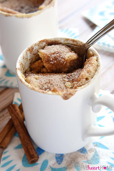 Easy Snickerdoodle Mug Cake