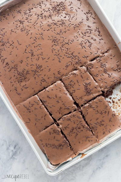 Frosted Texas Brownies