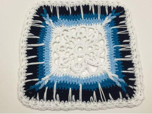 Icy Window Crochet Afghan Pattern
