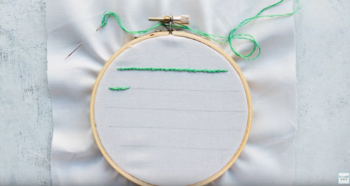How to Sew a Stem Stitch