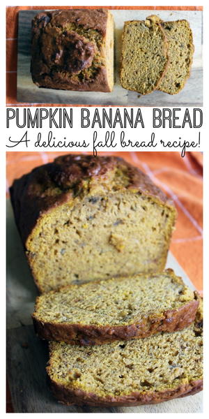 Pumpkin Banana Bread Recipe