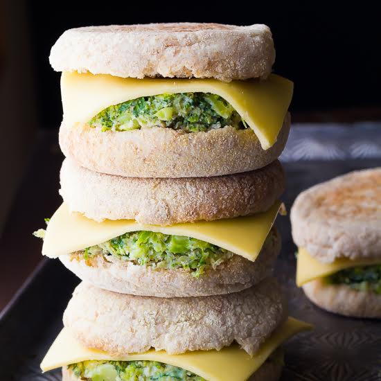 Healthy Freezer Breakfast Sandwiches