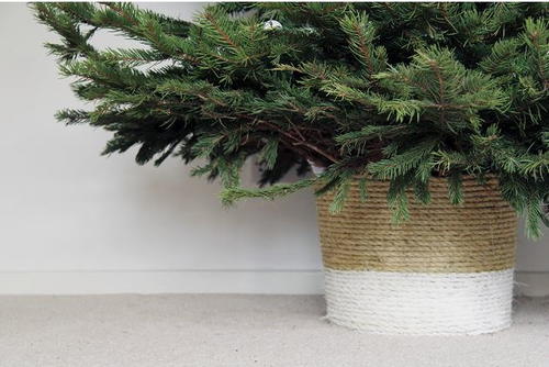 Christmas Tree DIY Rope Basket