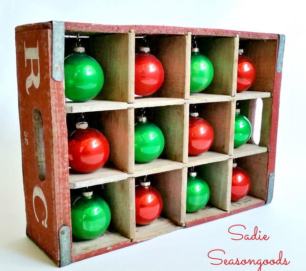 Wooden DIY Ornament Storage
