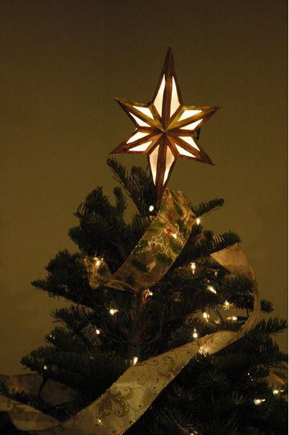 Lighted Star DIY Tree Topper