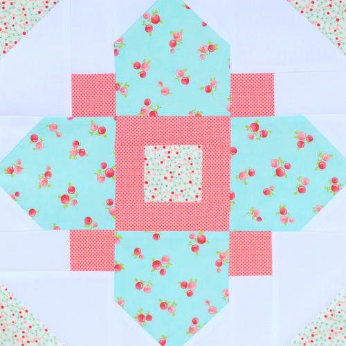Quatrefoil Quilt Block Pattern