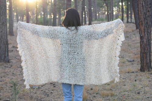 Sedona Serenity Knit Shawl