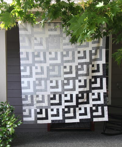 Grayscale Jelly Roll Quilt Tutorial