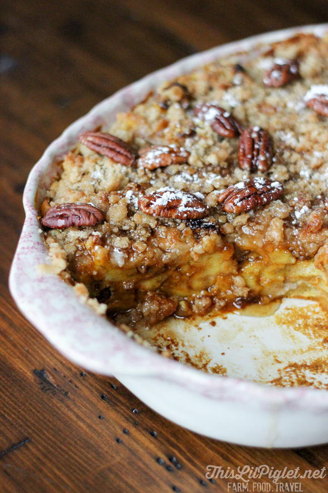Pumpkin French Toast Bake