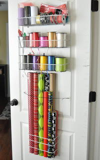 Gift Wrap DIY Organizer Solution