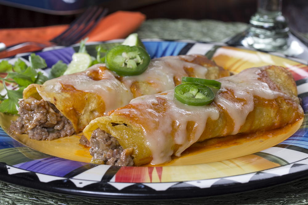 Beefy Enchiladas | MrFood.com