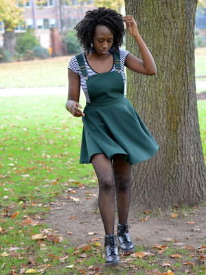 Pinafore Dress with Circle Skirt Drafting Tutorial