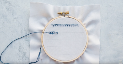 Blanket Stitch Embroidery Technique