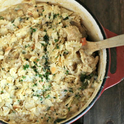 One-Pot Chicken Noodle Casserole