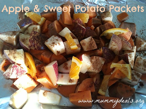 Apple and Sweet Potato Packets