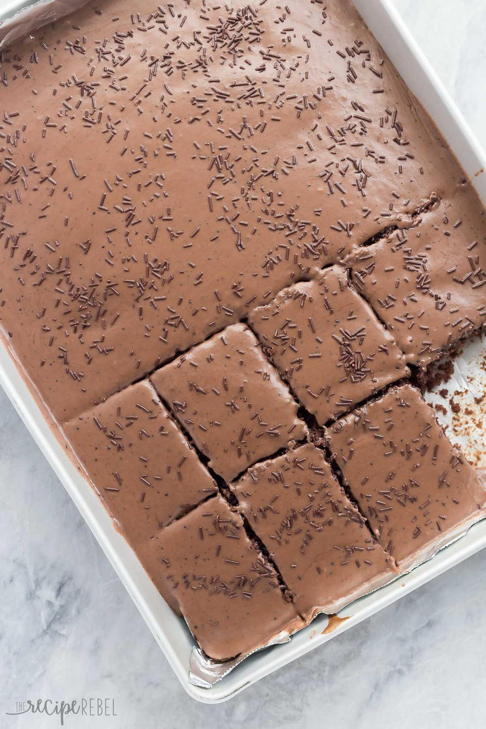 Frosted TexasStyle Brownies