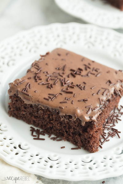 Frosted Texas-Style Brownies