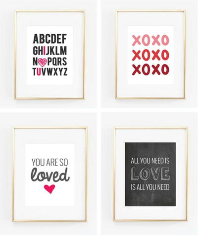 Valentine's Day Printable Wall Art