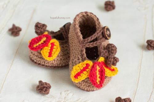 Bundle of Autumn Crochet DIY Baby Booties