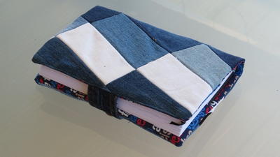 Upcycled Denim Diary Cover