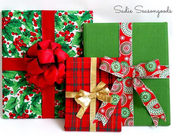 Wrapped Gifts DIY Christmas Decor