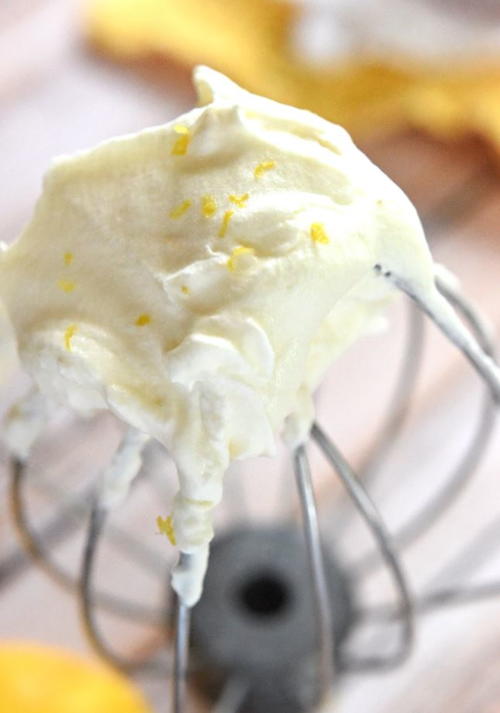 Homemade Lemon Whipped Cream
