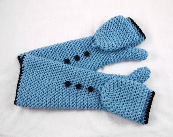 Cosmic Convertible Crochet Fingerless Gloves