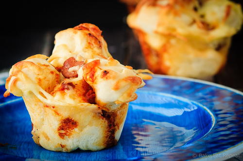 Easy Pull Apart Pizza Muffins