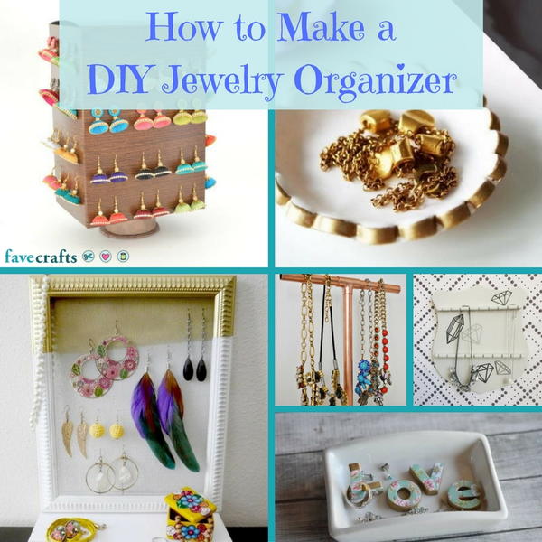 DIY Jewelry Holder, Creating a fun and easy jewelry holder.