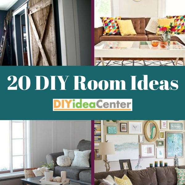 20 DIY Room Ideas | DIYIdeaCenter.com