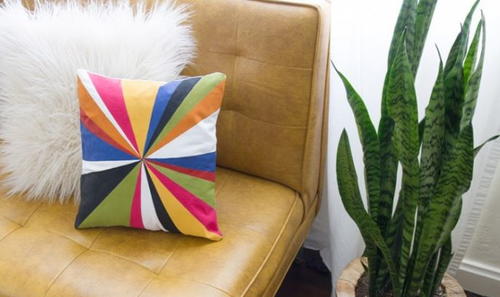 Color Burst DIY Pillow Covers