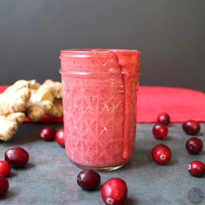 5 Minute Ginger Cranberry Dressing