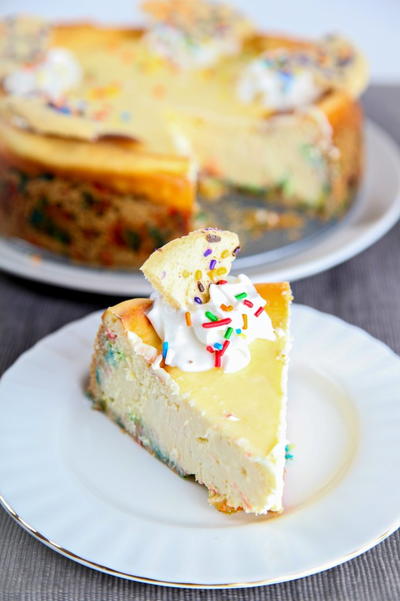 Cake Batter Cheesecake