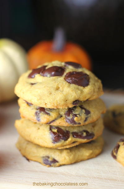 Awesome Chocolate Chip Pumpkin Cookies