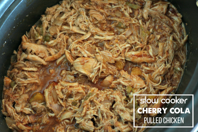 Slow-Cooker Cherry Cola Pulled Chicken