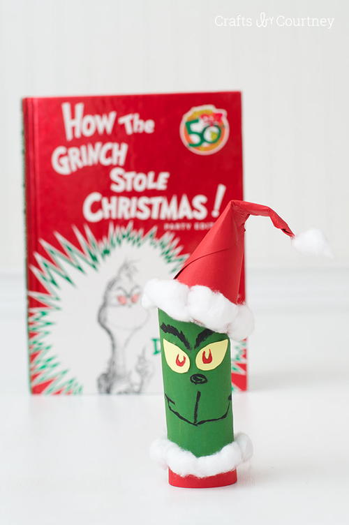 Christmas Toilet Paper Roll Grinch