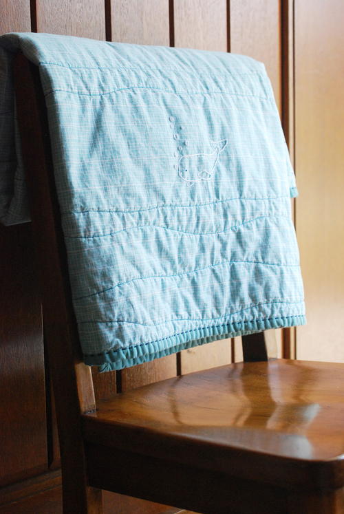 Beluga Baby Quilt Tutorial