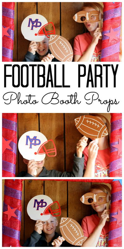 Football Party Photo Booth Props