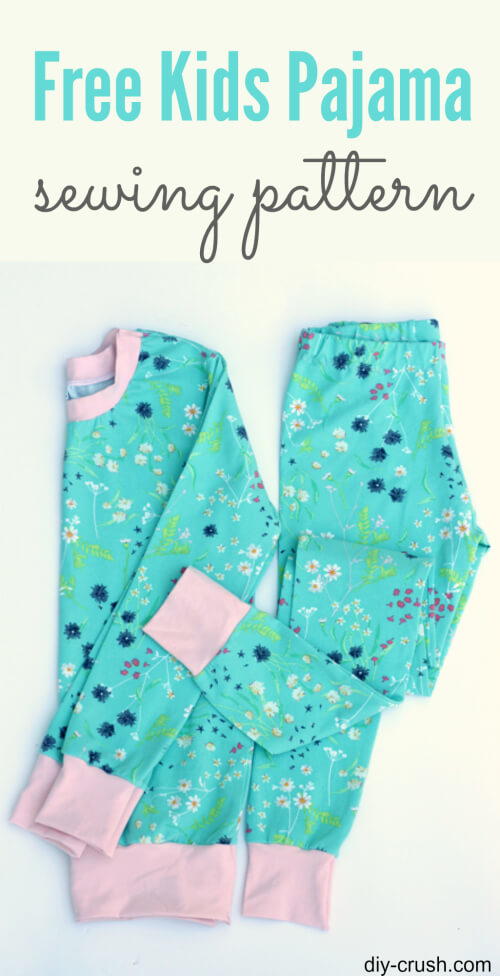 Free Printable Toddler Pajama Pattern