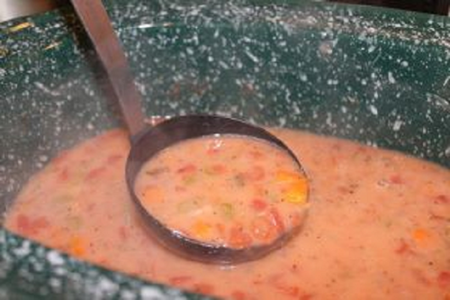 Trish’s Slow Cooker Tomato Basil Soup